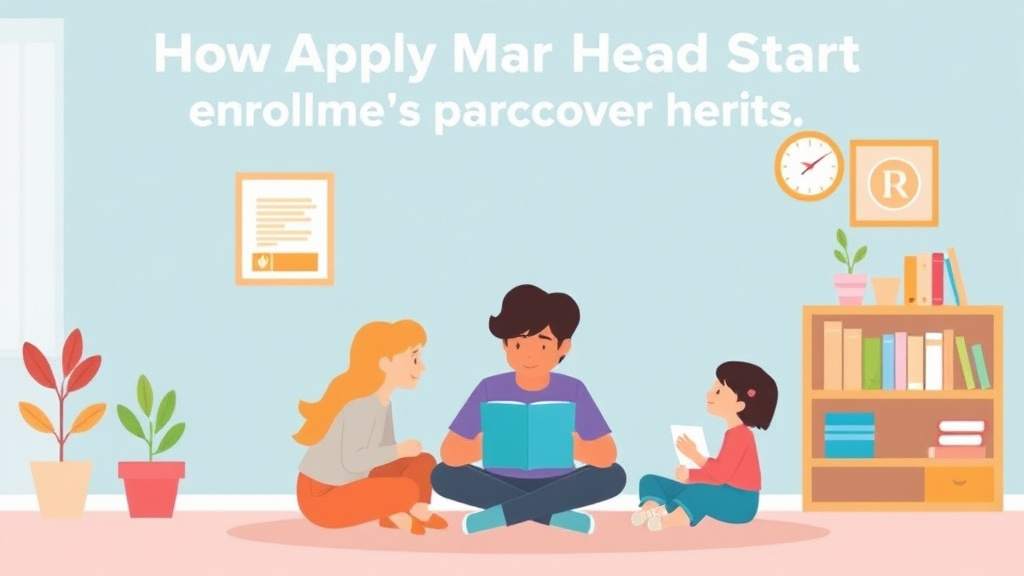 A professional illustration depicting apply for Head Start: Enrollment Guide for Parents