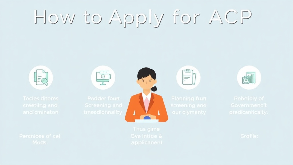 Process flow illustration for putting apply for ACP Internet Discount into action