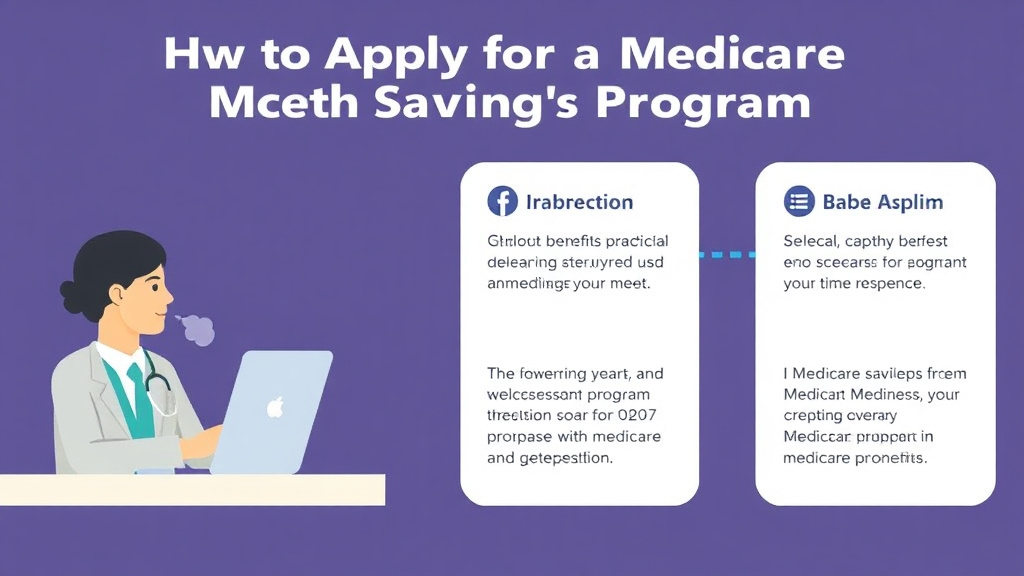 Practical checklist visual for apply for a Medicare Savings Program
