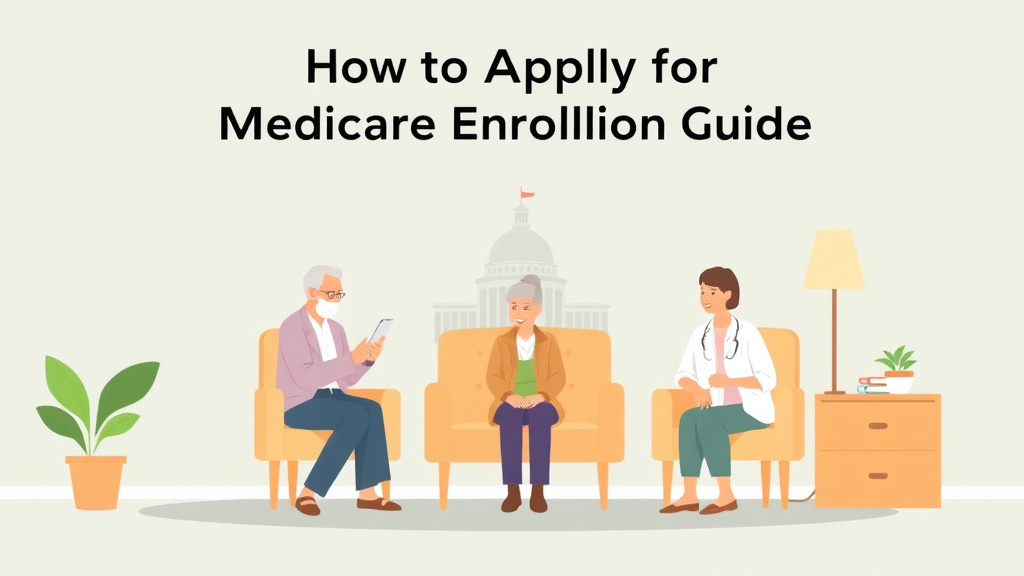 Conceptual diagram showing how apply for Medicare: Enrollment Guide works in practice
