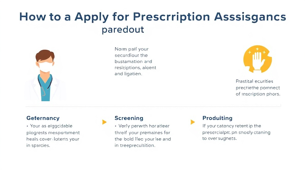 Step-by-step visual guide for implementing apply for Prescription Assistance Programs