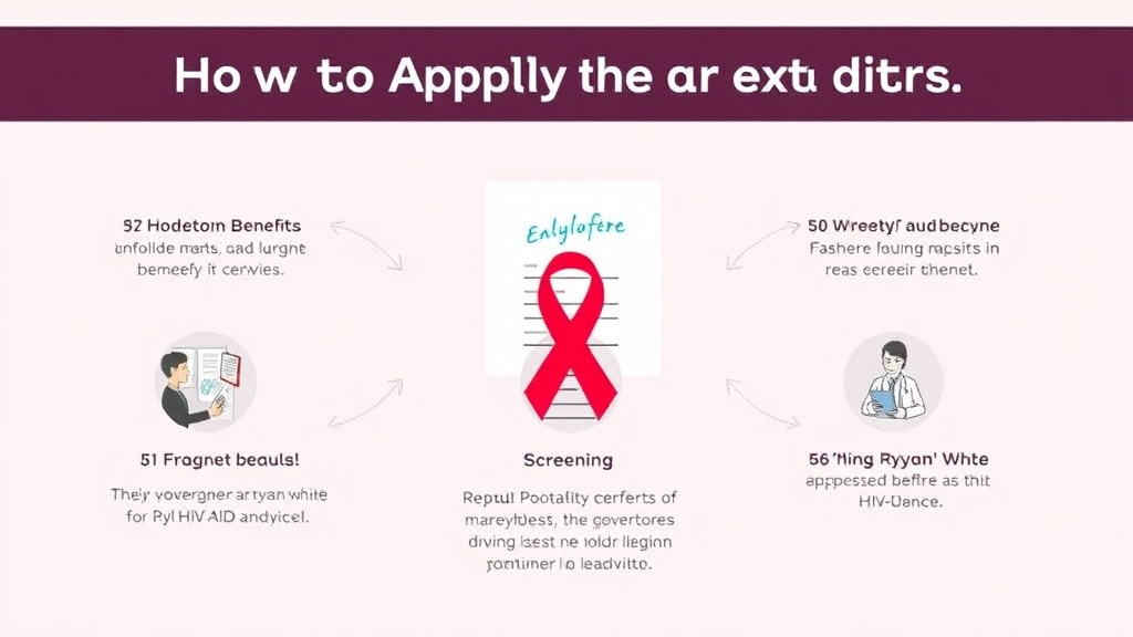 Step-by-step visual guide for implementing apply for the Ryan White HIV/AIDS Program