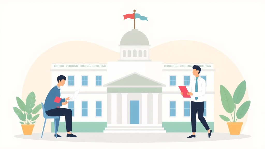 Illustration breaking down the fundamentals of apply for an SBA Microloan