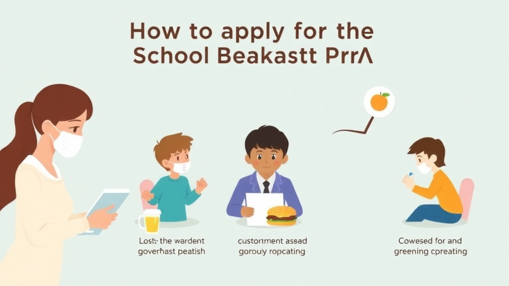 Real-world application diagram for apply for the School Breakfast Program