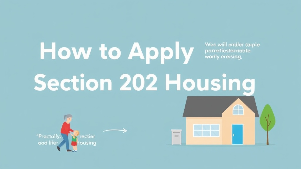 Practical workflow diagram for apply for Section 202 Senior Housing