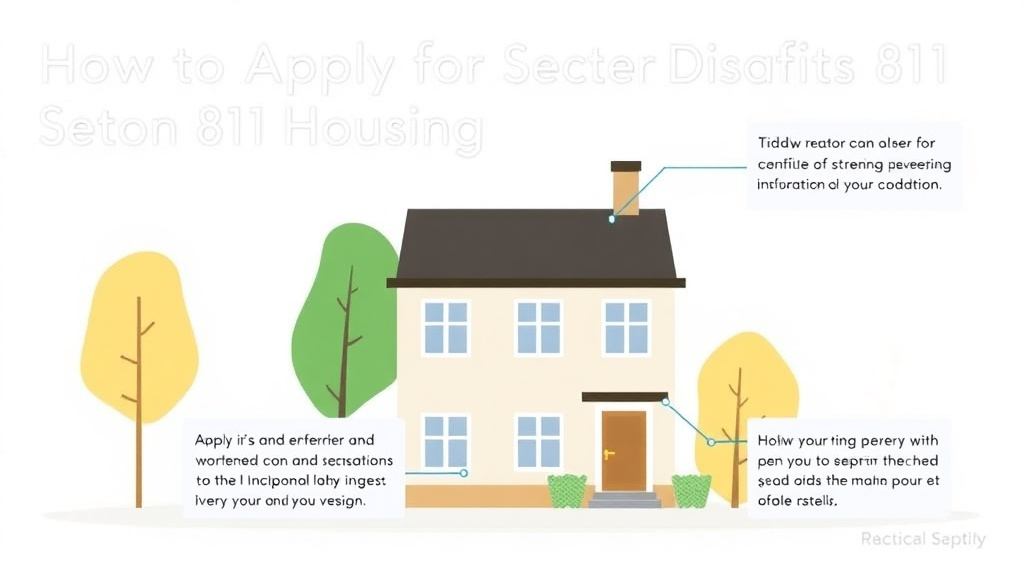 Real-world application diagram for apply for Section 811 Disabled Housing