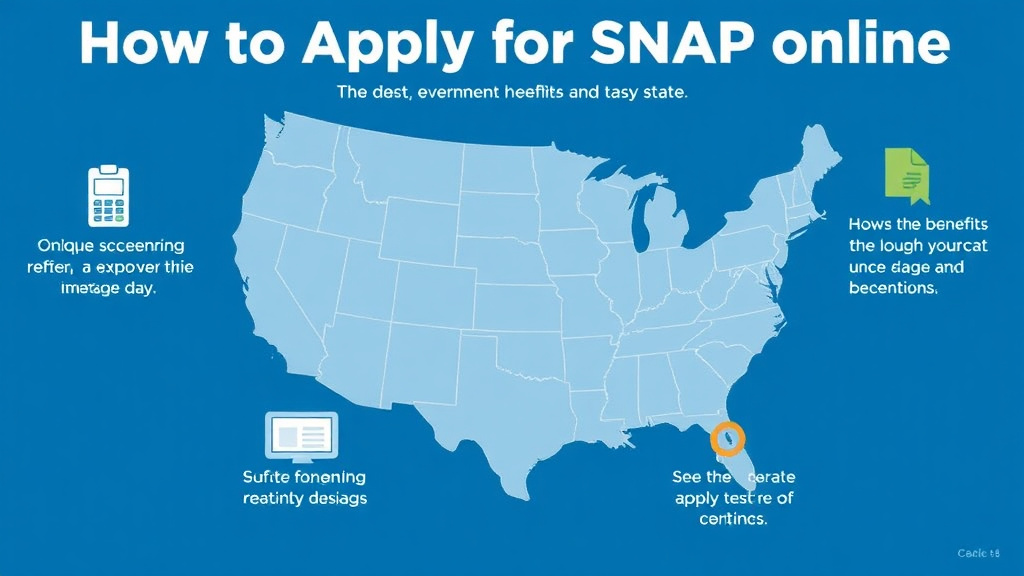 Hands-on guide visualization for apply for SNAP Online: State-by-State Links