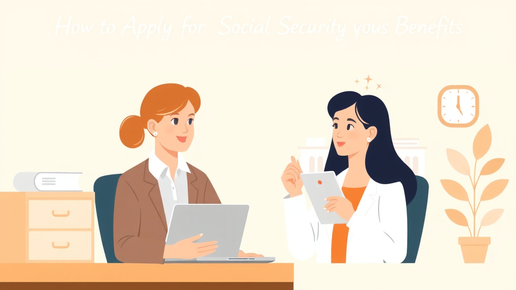 An informative visual explaining apply for Social Security Survivors Benefits for beginners and professionals