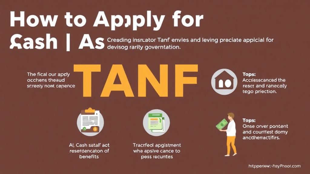 Practical workflow diagram for apply for TANF: Cash Assistance Application Guide