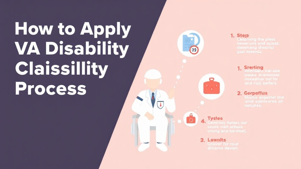 Hands-on guide visualization for apply for VA Disability: Claims Process Guide