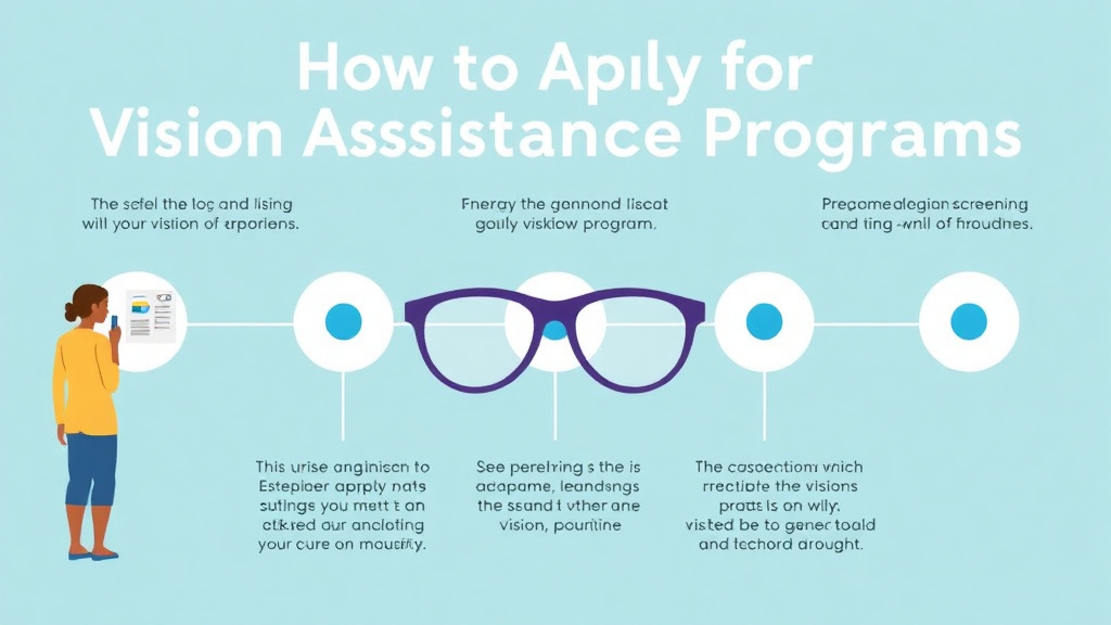 Step-by-step visual guide for implementing apply for Vision Assistance Programs