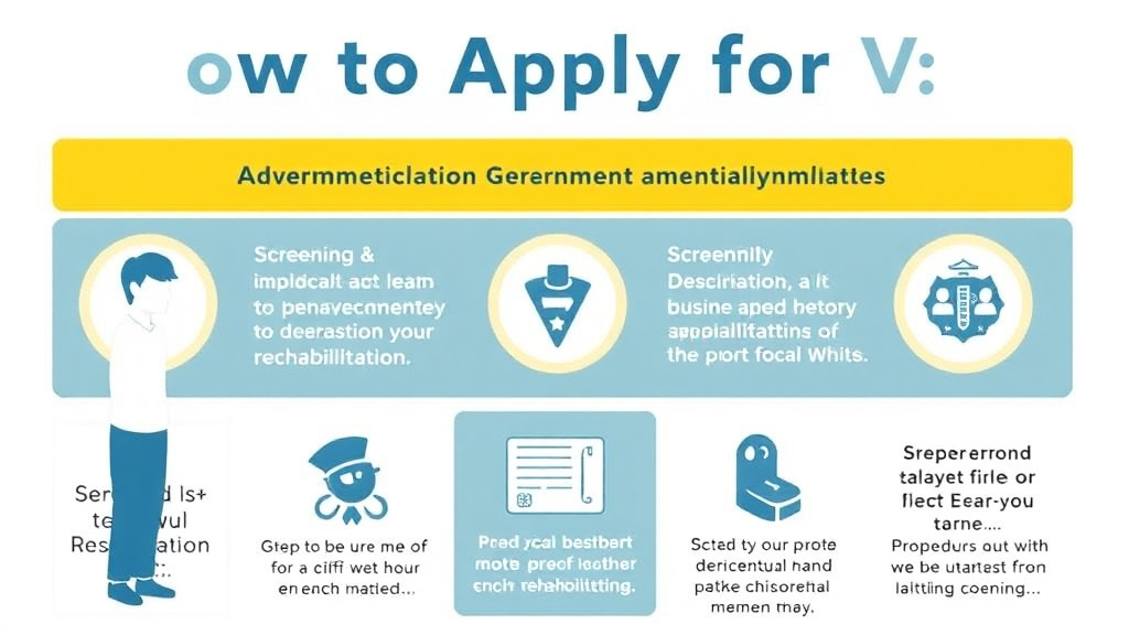 Step-by-step visual guide for implementing apply for VA Vocational Rehabilitation