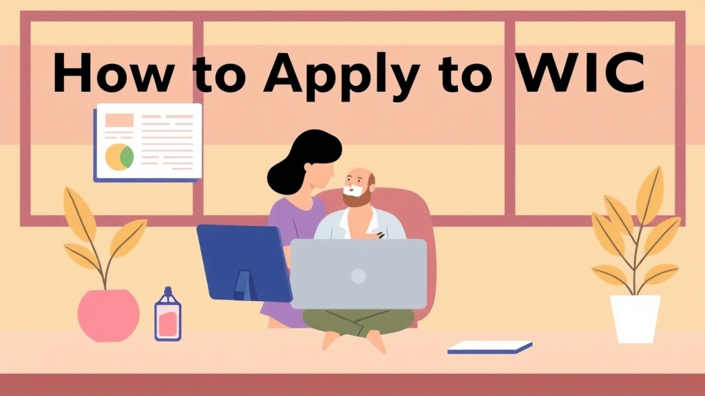 Illustration breaking down the fundamentals of apply for WIC Online: Telehealth Appointments