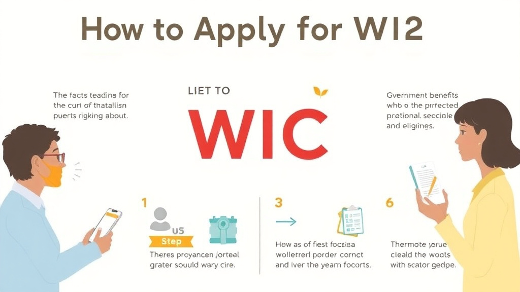 Real-world application diagram for apply for WIC: What to Bring and Expect