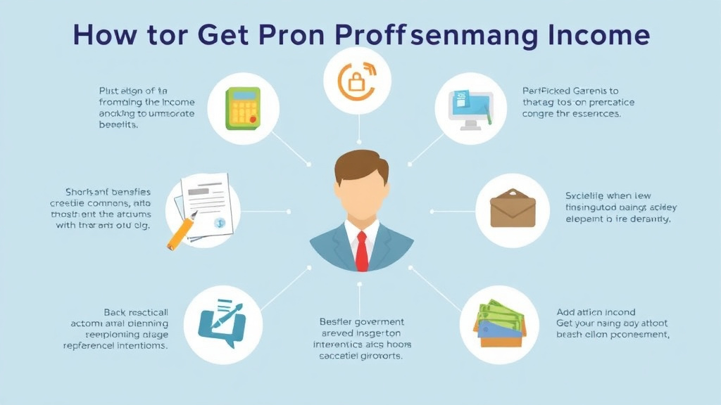 Process flow illustration for putting get Proof of Income for Benefit Applications into action