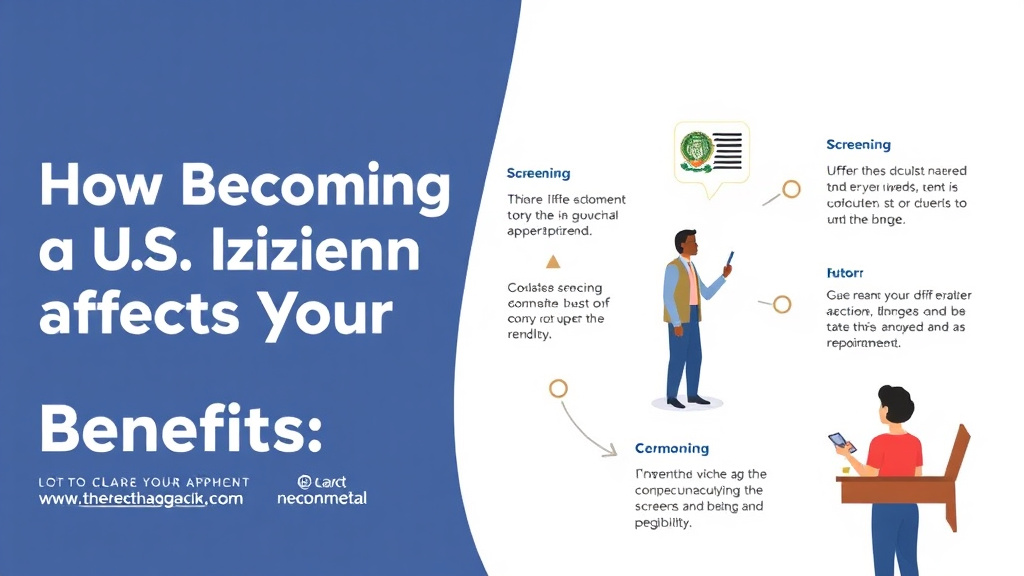 Real-world application diagram for how Becoming a U.S. Citizen Affects Your Benefits