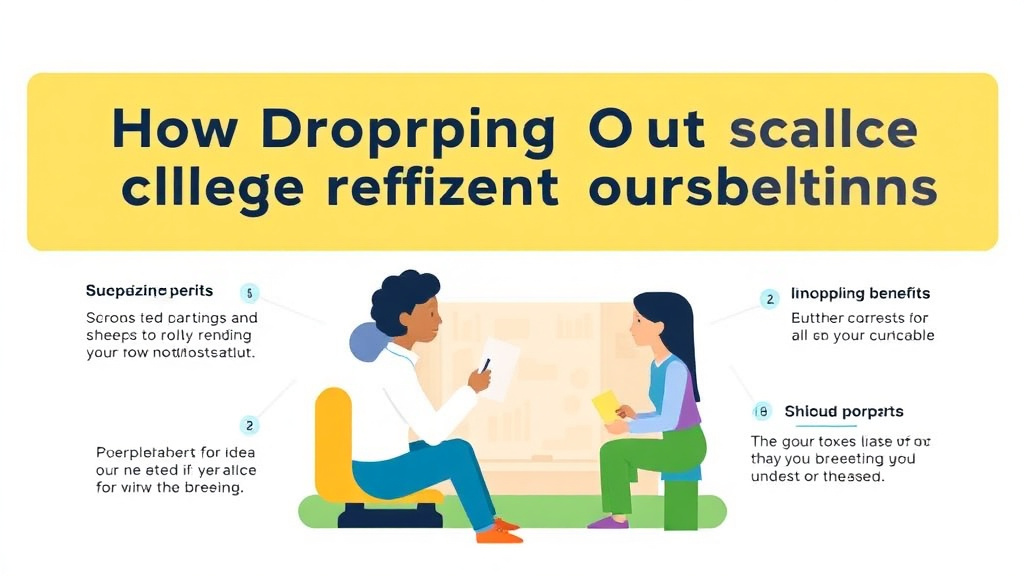 Step-by-step visual guide for implementing how Dropping Out of College Affects Your Benefits
