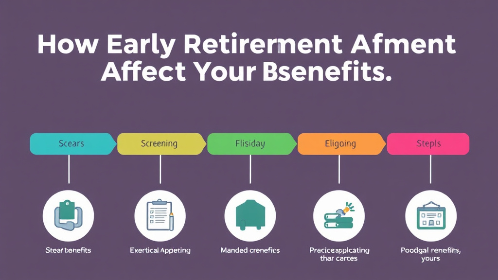 Practical workflow diagram for how Early Retirement Affects Your Benefits