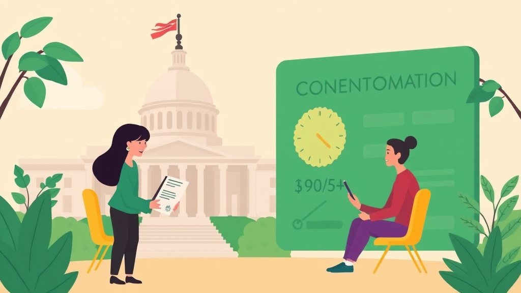 A professional illustration depicting how Getting a Green Card Affects Your Benefits