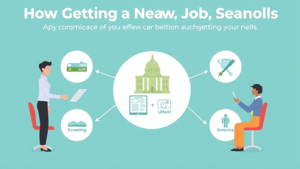 Practical checklist visual for how Getting a New Job Affects Your Benefits