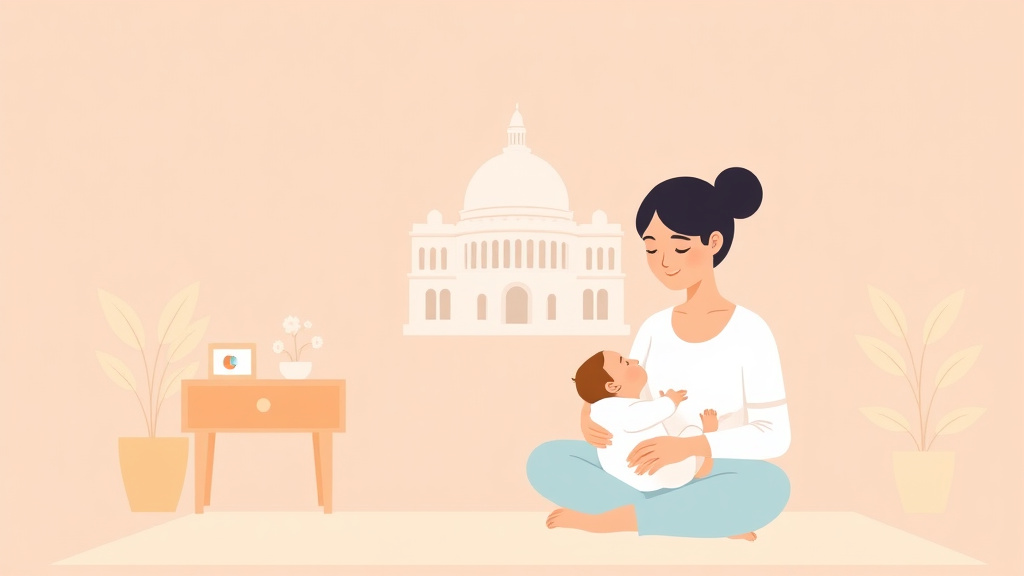 Illustration breaking down the fundamentals of how Having a Baby Affects Your Benefits