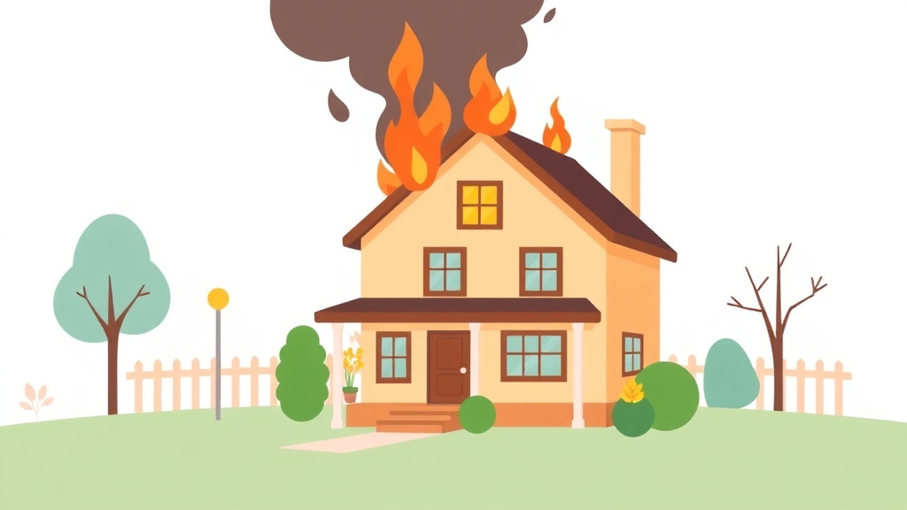 A professional illustration depicting benefits After a House Fire: Emergency Assistance Guide