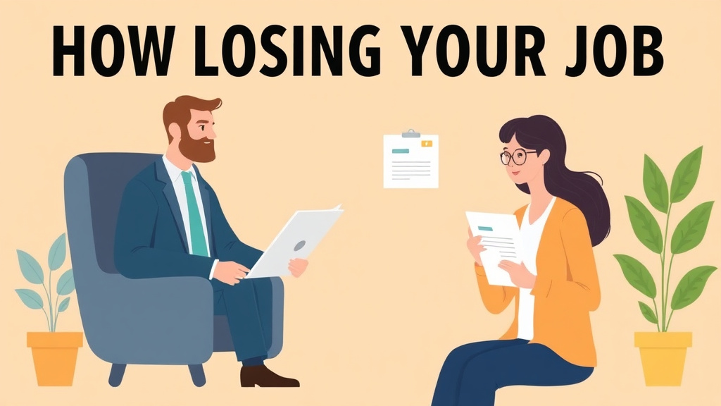 Clear illustration of how Losing Your Job Affects Your Benefits with supporting details