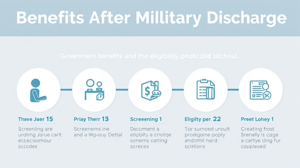 Action-oriented illustration showing how to apply benefits After Military Discharge: Transition Guide