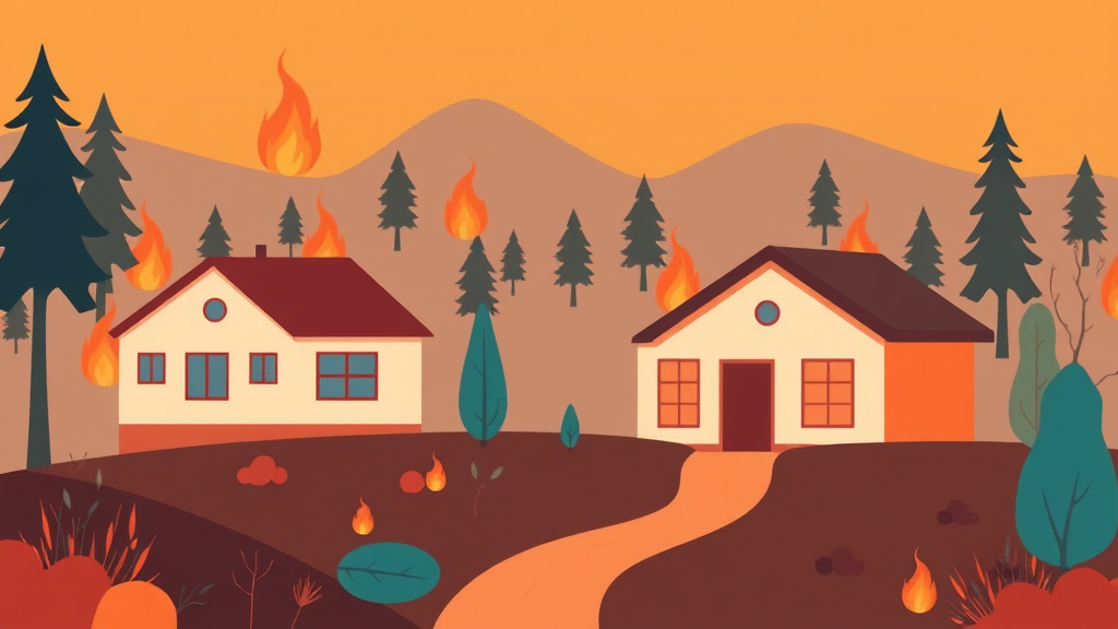 Conceptual diagram showing how benefits After a Wildfire: Housing and Recovery Aid works in practice