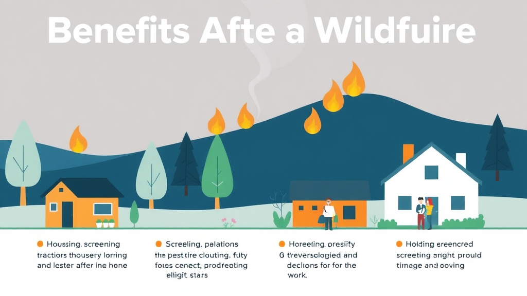 Practical workflow diagram for benefits After a Wildfire: Housing and Recovery Aid