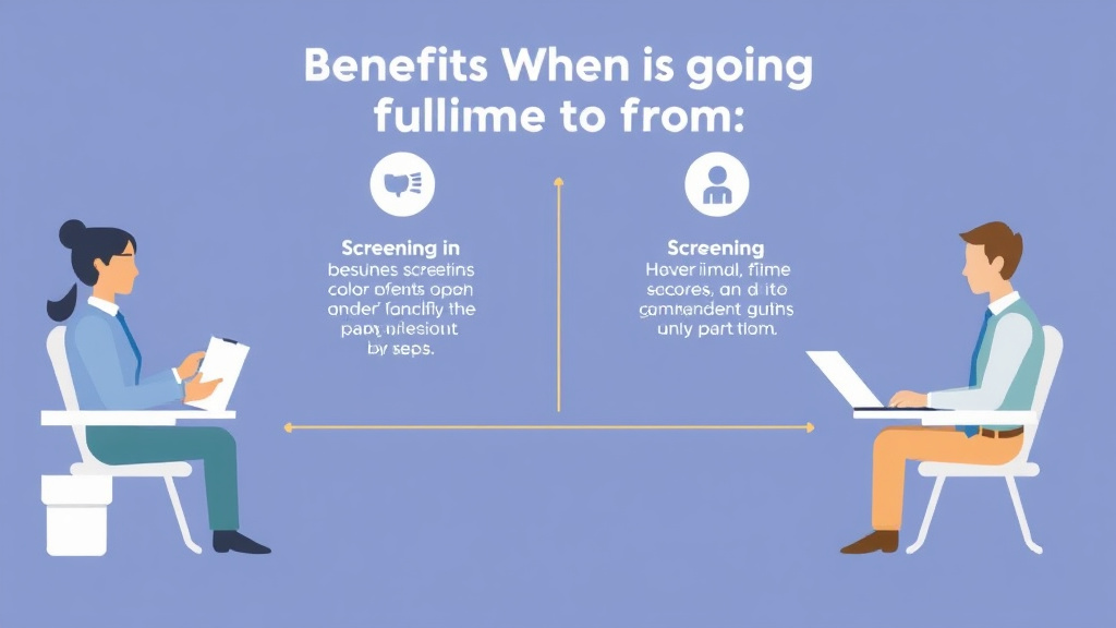 Action-oriented illustration showing how to apply benefits When Going From Full-Time to Part-Time