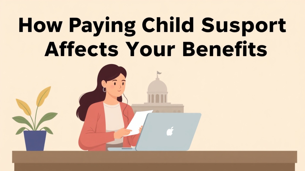 Clear illustration of how Paying Child Support Affects Your Benefits with supporting details