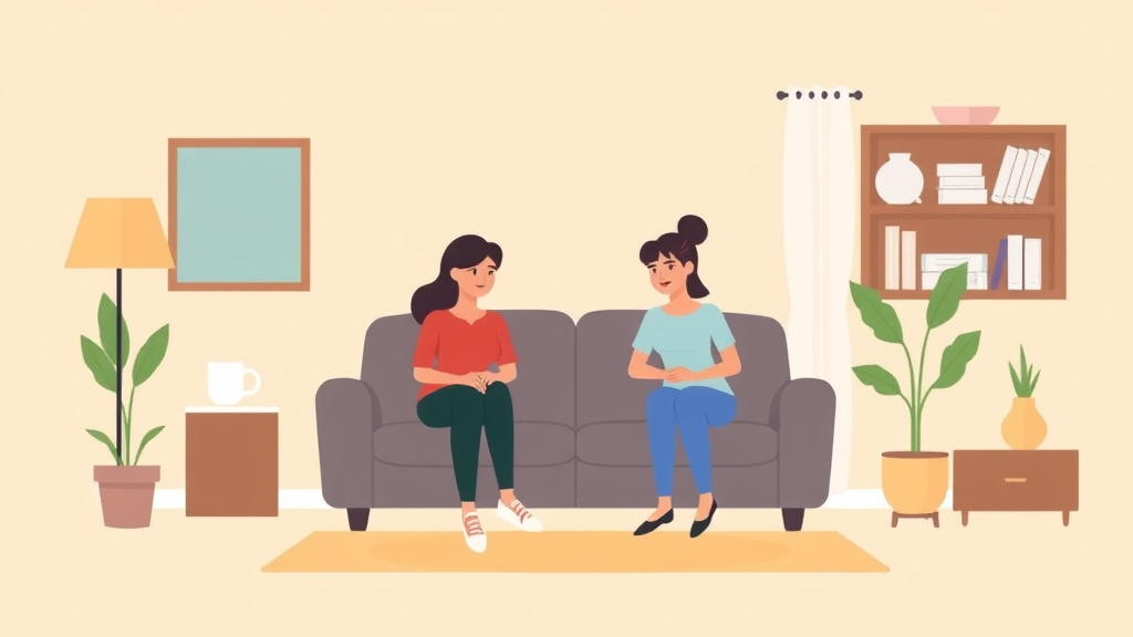 A professional illustration depicting how a Roommate Moving In or Out Affects Your Benefits