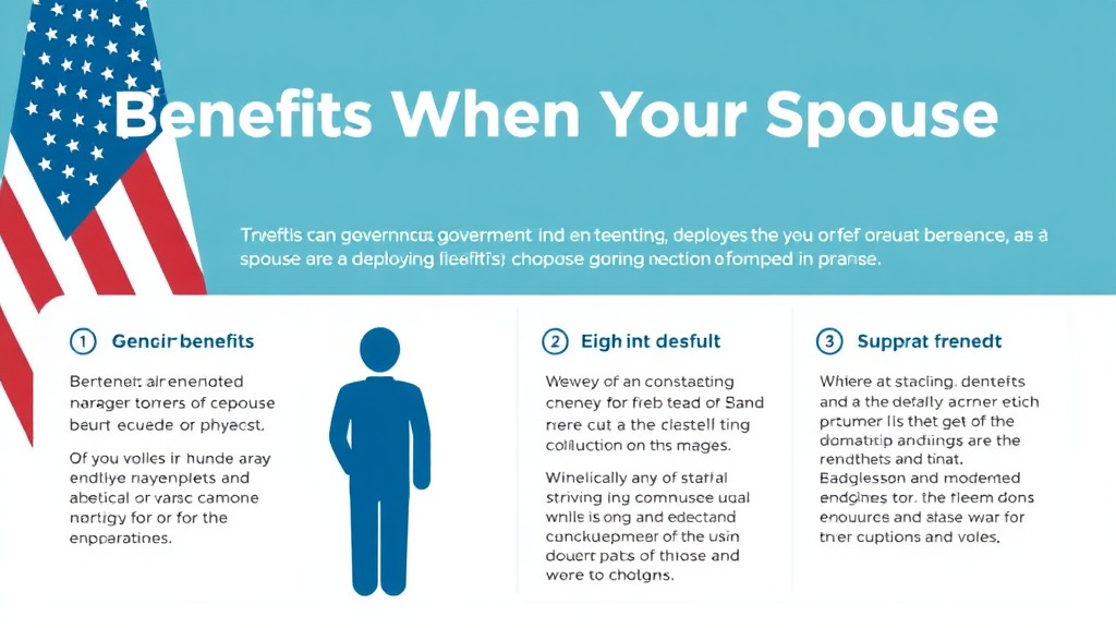 Step-by-step visual guide for implementing benefits When Your Spouse Is Deployed