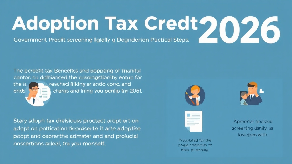 Process flow illustration for putting adoption Tax Credit Guide 2026 into action