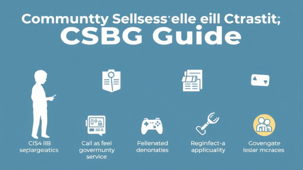 Real-world application diagram for community Services Block Grant (CSBG) Guide