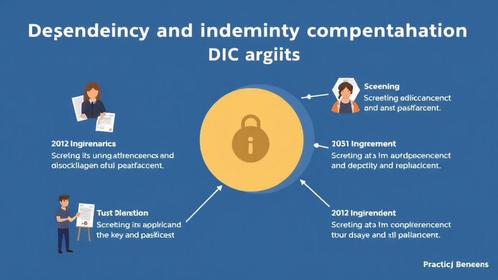 Step-by-step visual guide for implementing dependency and Indemnity Compensation (DIC) Guide