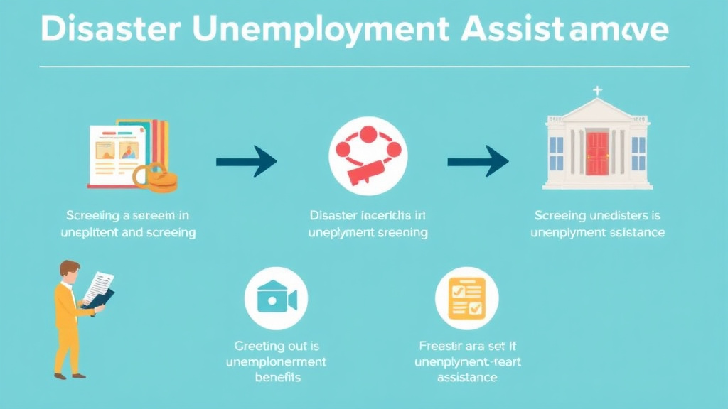Real-world application diagram for disaster Unemployment Assistance (DUA) Guide