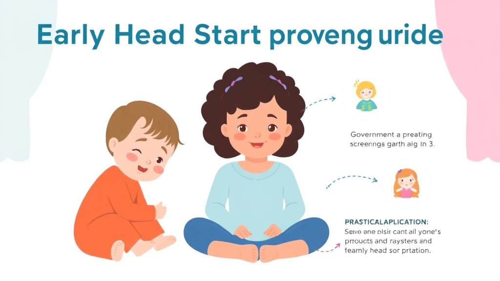 Action-oriented illustration showing how to apply early Head Start Program Guide: Birth to Age 3