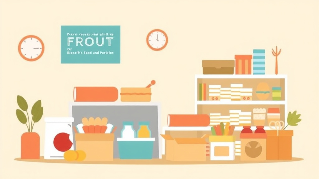 An informative visual explaining emergency Food Assistance Guide: Food Banks and Pantries for beginners and professionals