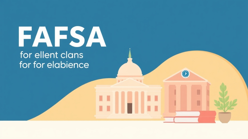 An informative visual explaining FAFSA Guide for Beginners: How to Apply for Financial Aid for beginners and professionals