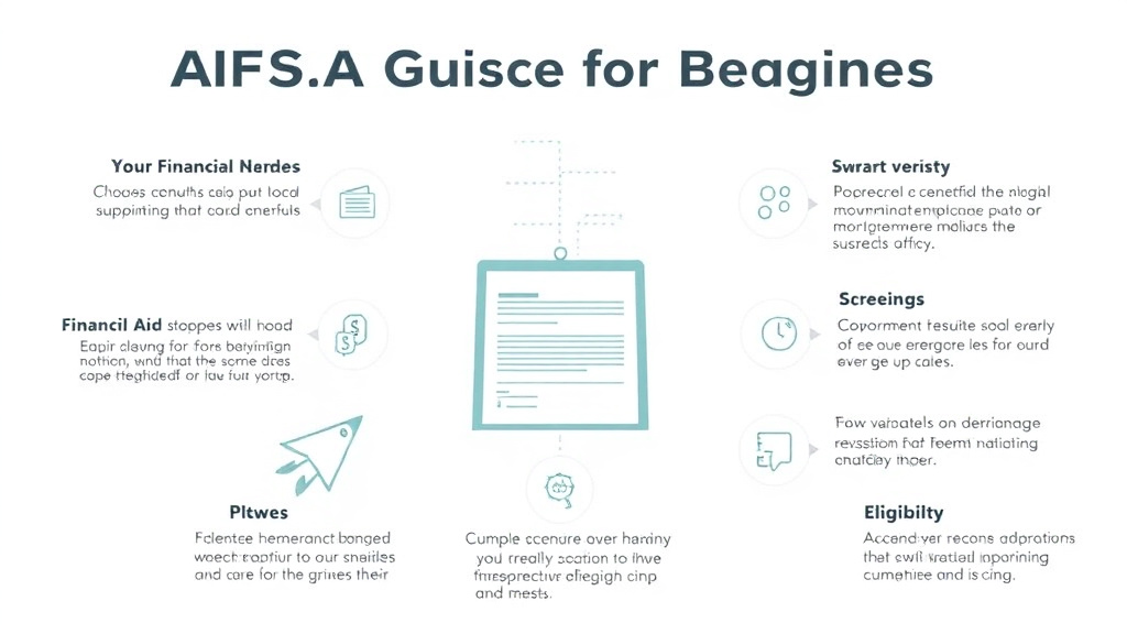 Practical checklist visual for FAFSA Guide for Beginners: How to Apply for Financial Aid