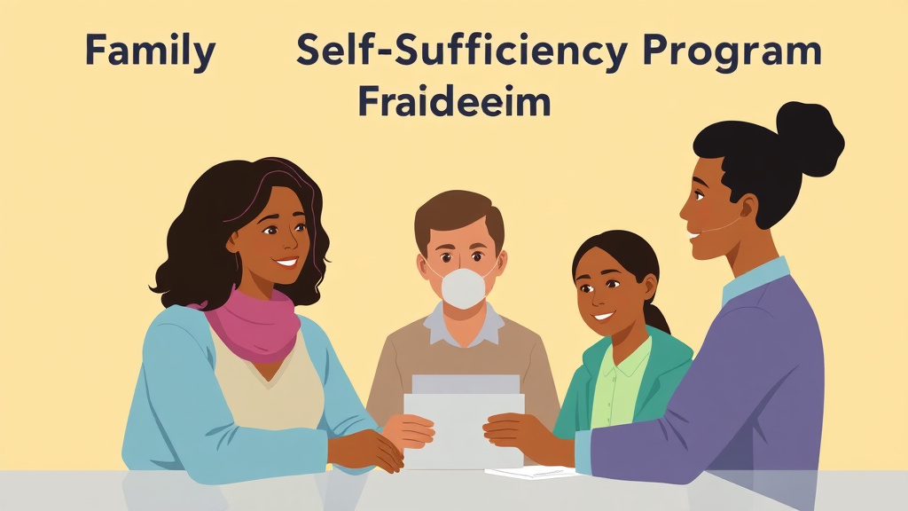 An informative visual explaining family Self-Sufficiency Program Guide for beginners and professionals