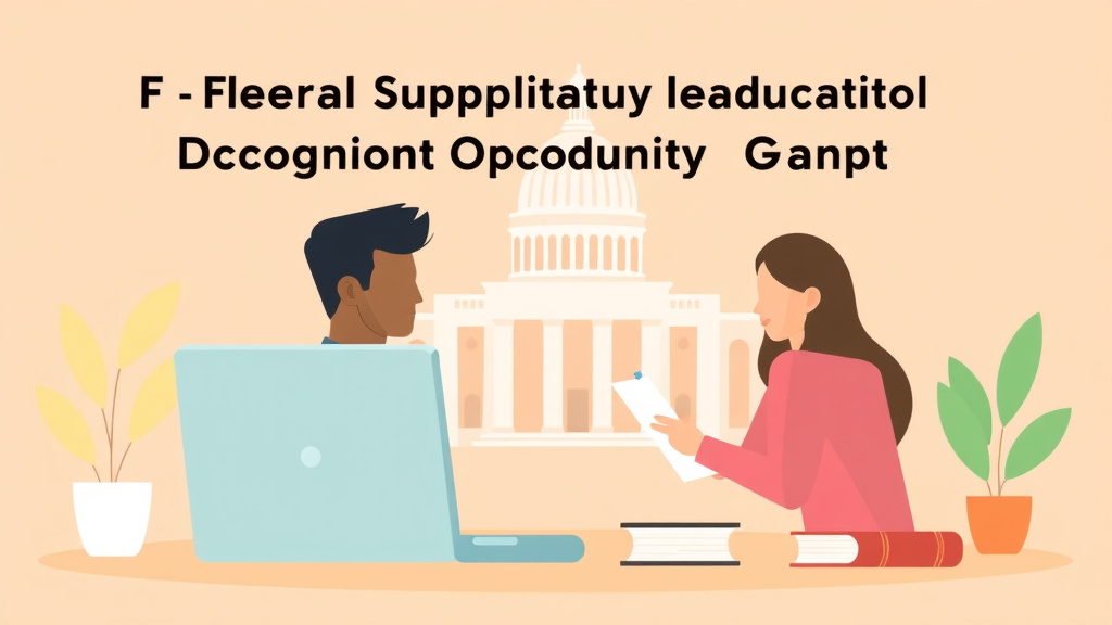 Illustration breaking down the fundamentals of federal Supplemental Educational Opportunity Grants (FSEOG)