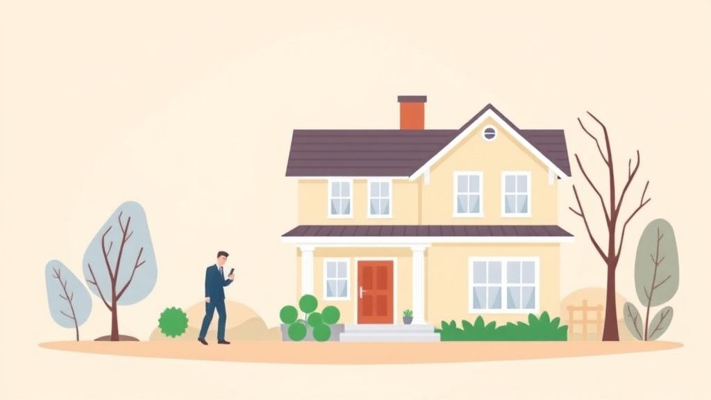 A professional illustration depicting FHA Loans Guide: Low Down Payment Mortgages for First-Time Buyers