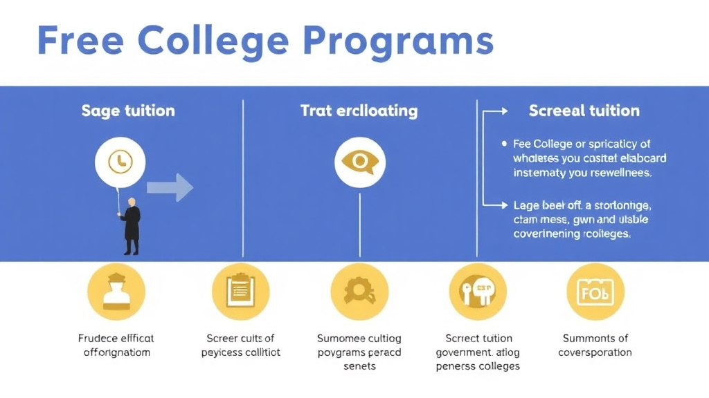 Hands-on guide visualization for free College Programs by State: Tuition-Free Options