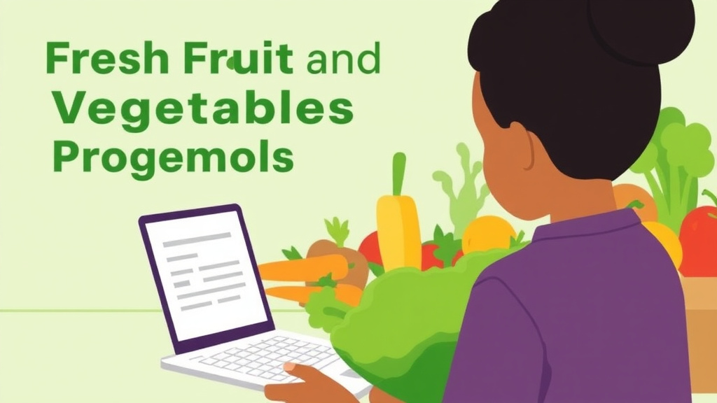 Real-world application diagram for fresh Fruit and Vegetable Program for Schools