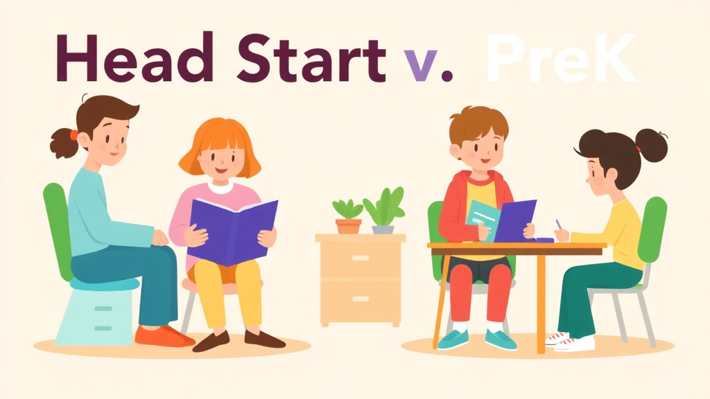 Visual overview of head Start vs Pre-K: Comparing Free Early Education Options with key concepts highlighted