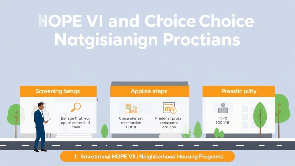 Implementation roadmap for HOPE VI and Choice Neighborhoods Housing Programs with actionable steps