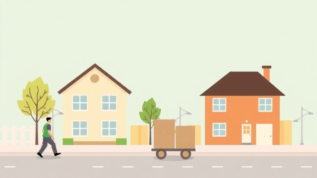 A professional illustration depicting housing Choice Voucher Portability: Moving With Section 8